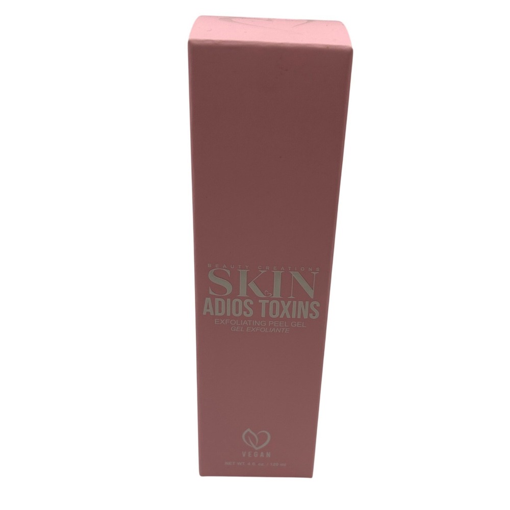 Beauty Creations Skin Adios Toxins Exfoliating Peel Gel 4oz AHA BHA Niacinamide